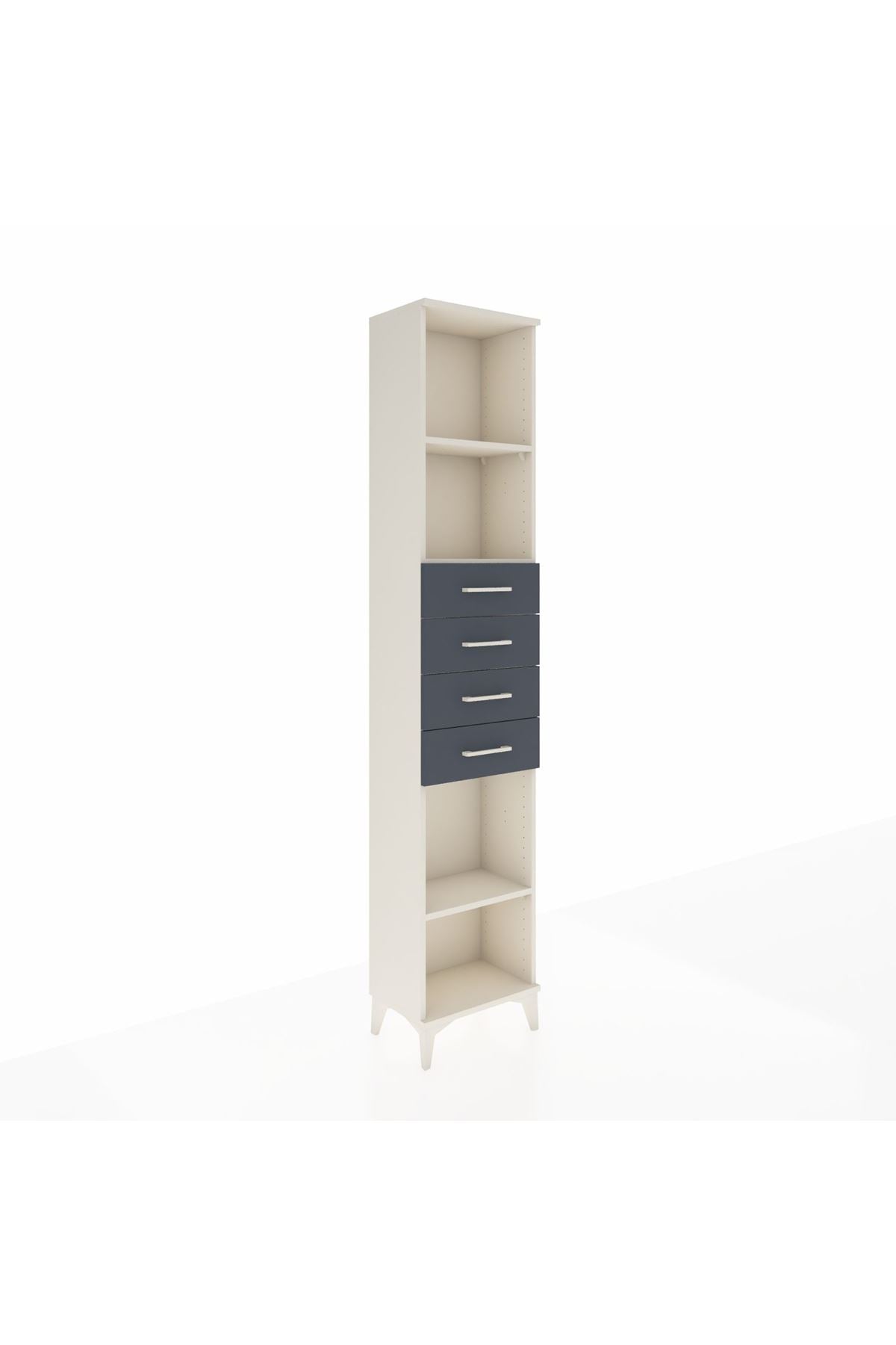 Arges Dolap 3 Raflı 4 Çekmeceli 44x30x221 - S28M220V2A