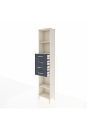 Arges Dolap 3 Raflı 4 Çekmeceli 44x30x221 - S28M220V2A