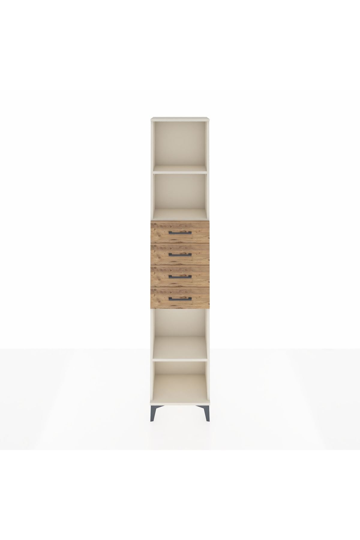 Arges Dolap 3 Raflı 4 Çekmeceli 44x30x221 - S28M220V3A