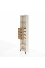 Arges Dolap 3 Raflı 4 Çekmeceli 44x30x221 - S28M220V3A