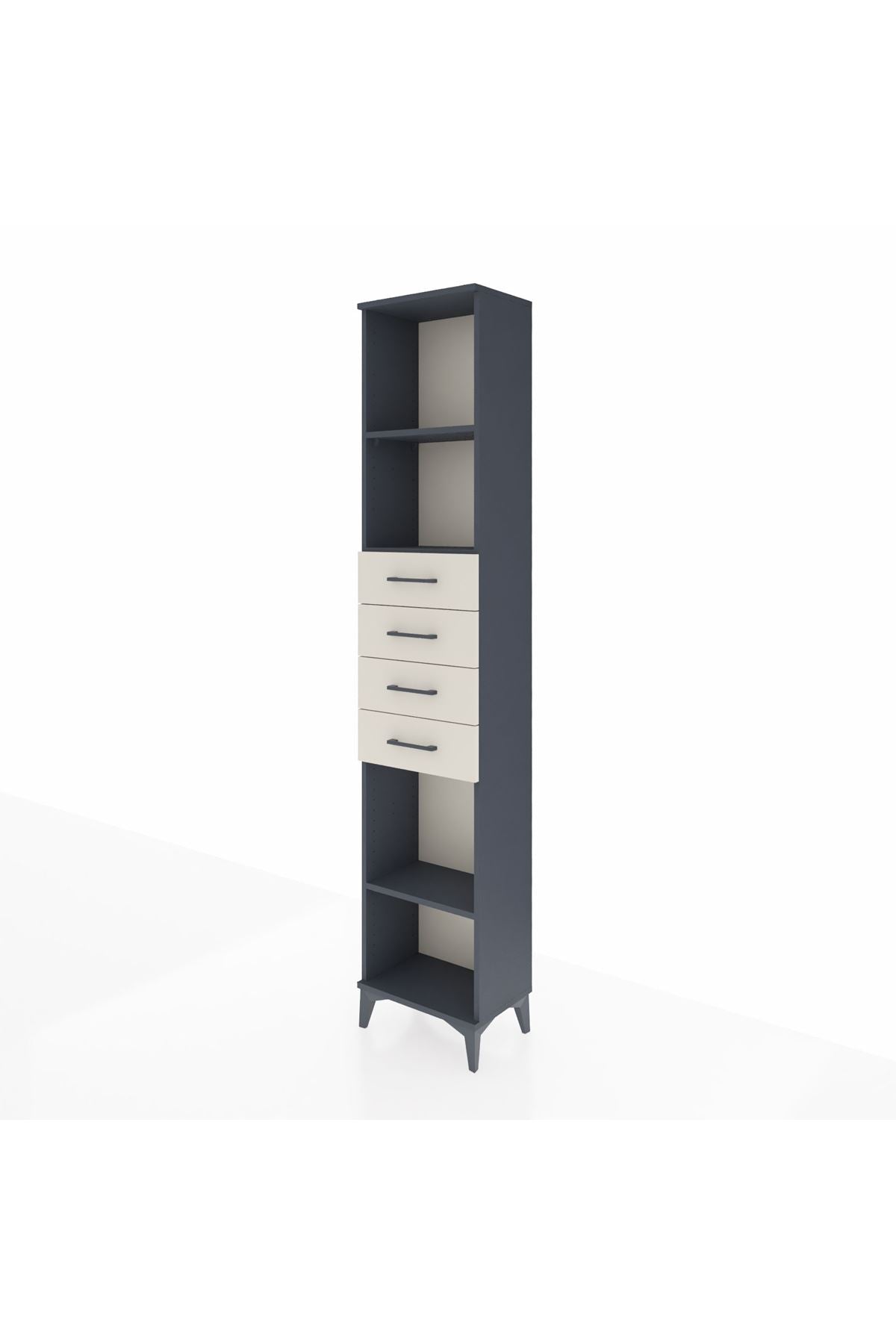 Arges Dolap 3 Raflı 4 Çekmeceli 44x30x221 - S28M220V4A