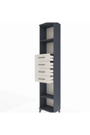 Arges Dolap 3 Raflı 4 Çekmeceli 44x30x221 - S28M220V4A
