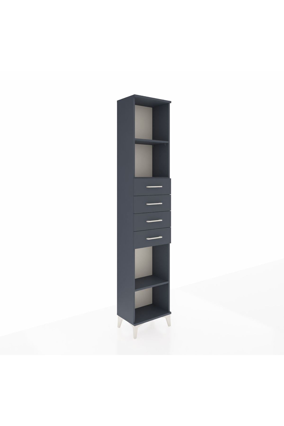 Arges Dolap 3 Raflı 4 Çekmeceli 44x30x221 - S28M220V5A