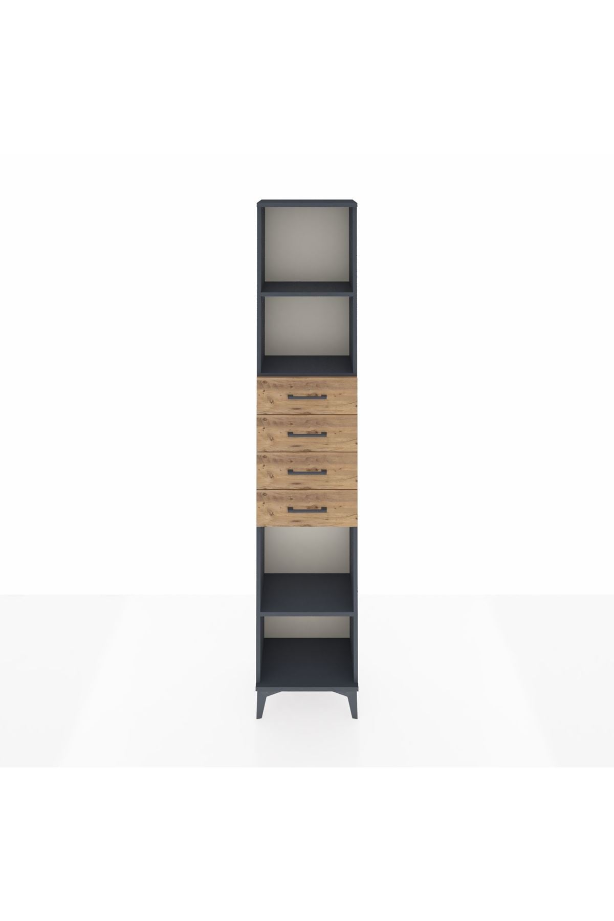 Arges Dolap 3 Raflı 4 Çekmeceli 44x30x221 - S28M220V6A