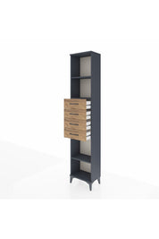 Arges Dolap 3 Raflı 4 Çekmeceli 44x30x221 - S28M220V6A
