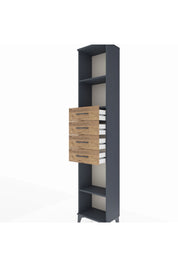 Arges Dolap 3 Raflı 4 Çekmeceli 44x30x221 - S28M220V6A