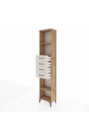Arges Dolap 3 Raflı 4 Çekmeceli 44x30x221 - S28M220V7A