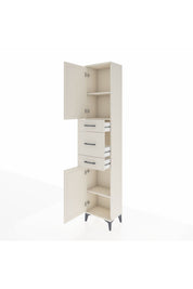 Arges Dolap 3 Raflı 3 Çekmeceli 2 Kapaklı 44x30x221 - S28M221V1A