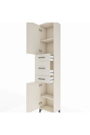 Arges Dolap 3 Raflı 3 Çekmeceli 2 Kapaklı 44x30x221 - S28M221V1A