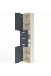 Arges Dolap 3 Raflı 3 Çekmeceli 2 Kapaklı 44x30x221 - S28M221V2A