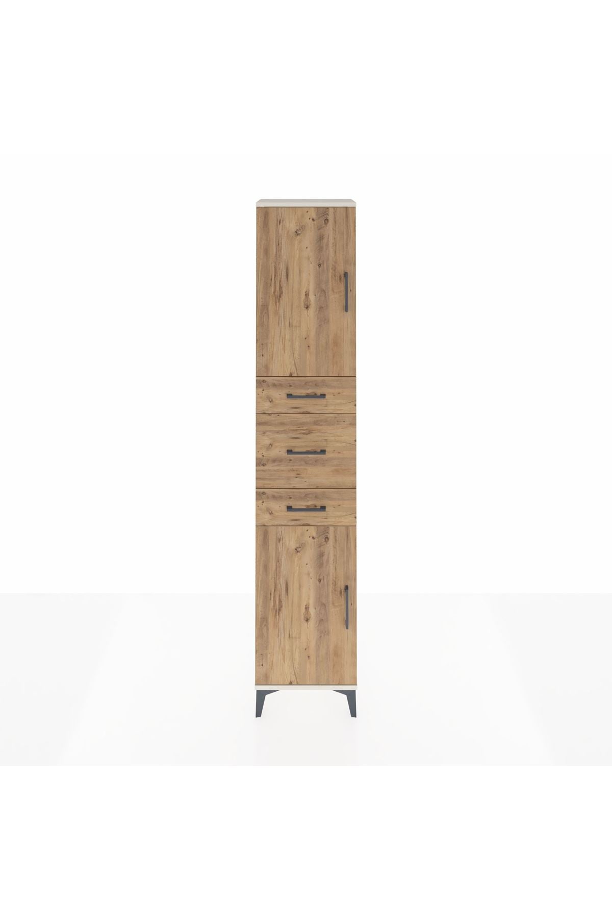 Arges Dolap 3 Raflı 3 Çekmeceli 2 Kapaklı 44x30x221 - S28M221V3A