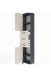 Arges Dolap 3 Raflı 3 Çekmeceli 2 Kapaklı 44x30x221 - S28M221V4A