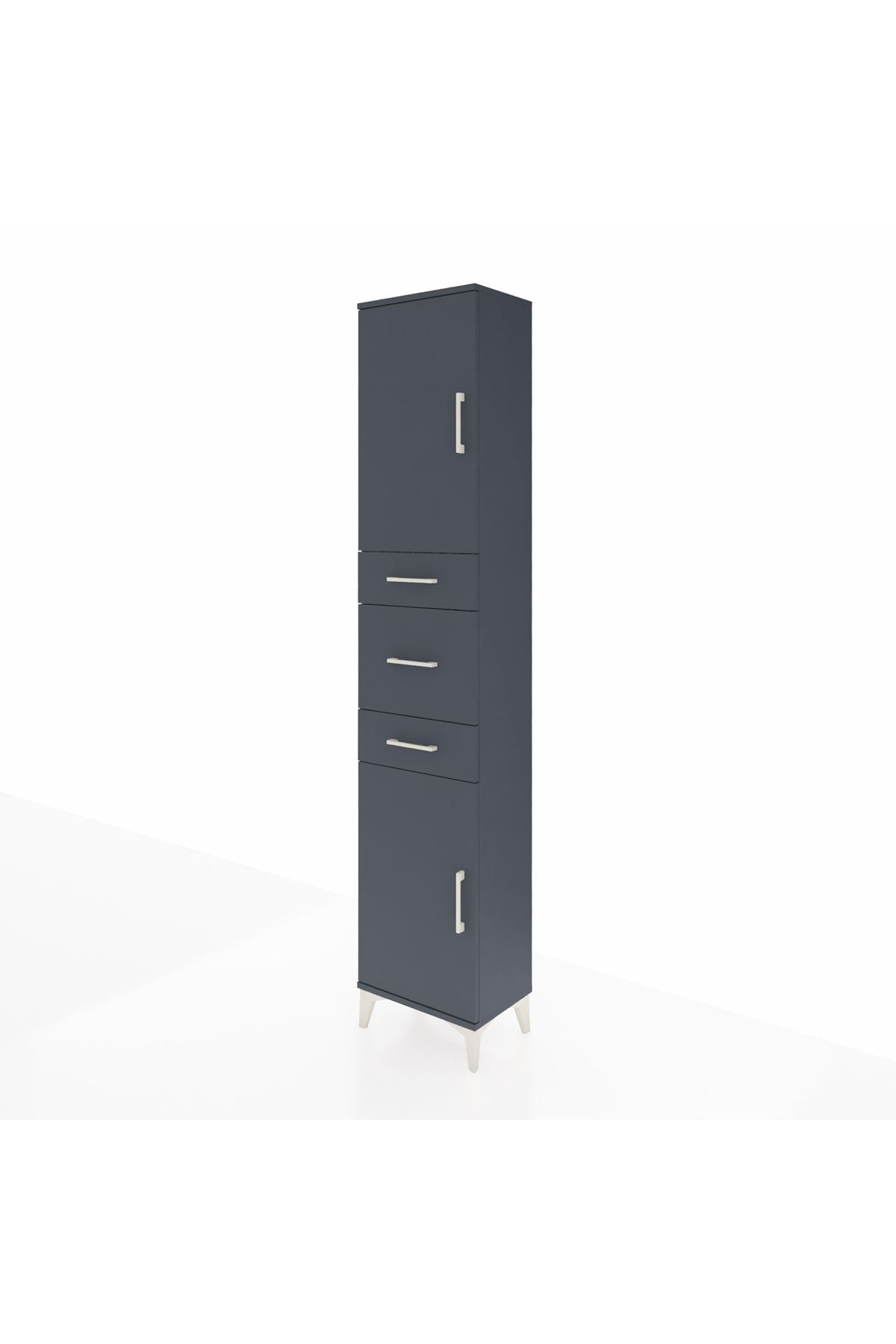 Arges Dolap 3 Raflı 3 Çekmeceli 2 Kapaklı 44x30x221 - S28M221V5A