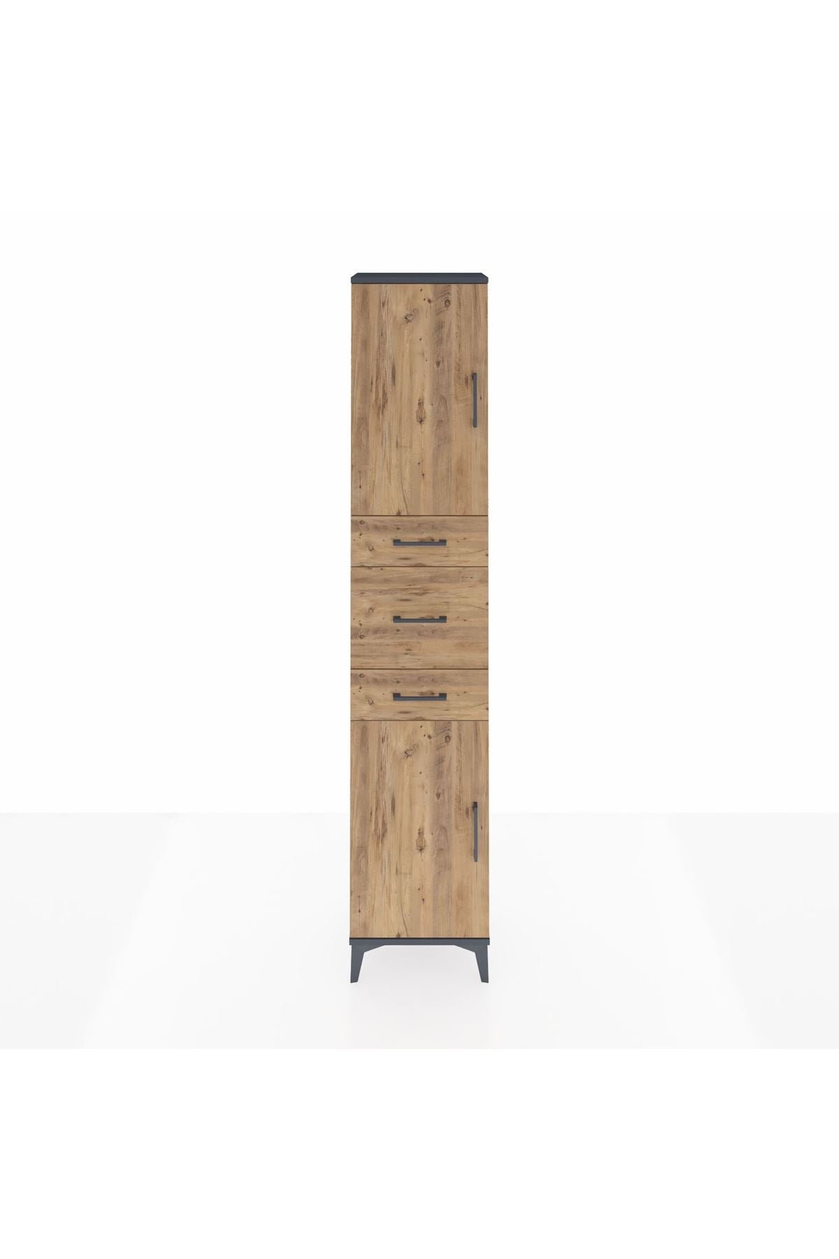 Arges Dolap 3 Raflı 3 Çekmeceli 2 Kapaklı 44x30x221 - S28M221V6A