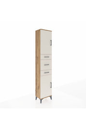 Arges Dolap 3 Raflı 3 Çekmeceli 2 Kapaklı 44x30x221 - S28M221V7A