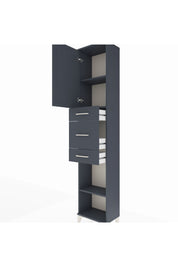 Arges Dolap 3 Raflı 3 Çekmeceli Tek Kapaklı 44x30x221 - S28M222V5A