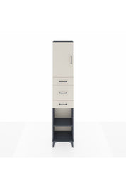 Arges Dolap 3 Raflı 3 Çekmeceli Tek Kapaklı 44x30x221 - S28M223V4A