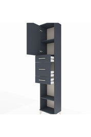 Arges Dolap 3 Raflı 3 Çekmeceli Tek Kapaklı 44x30x221 - S28M223V5A