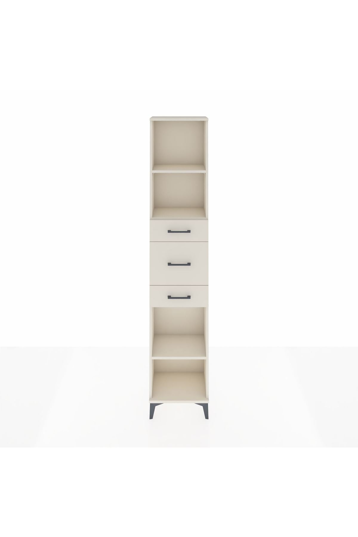 Arges Dolap 3 Raflı 3 Çekmeceli 44x30x221 - S28M224V1A