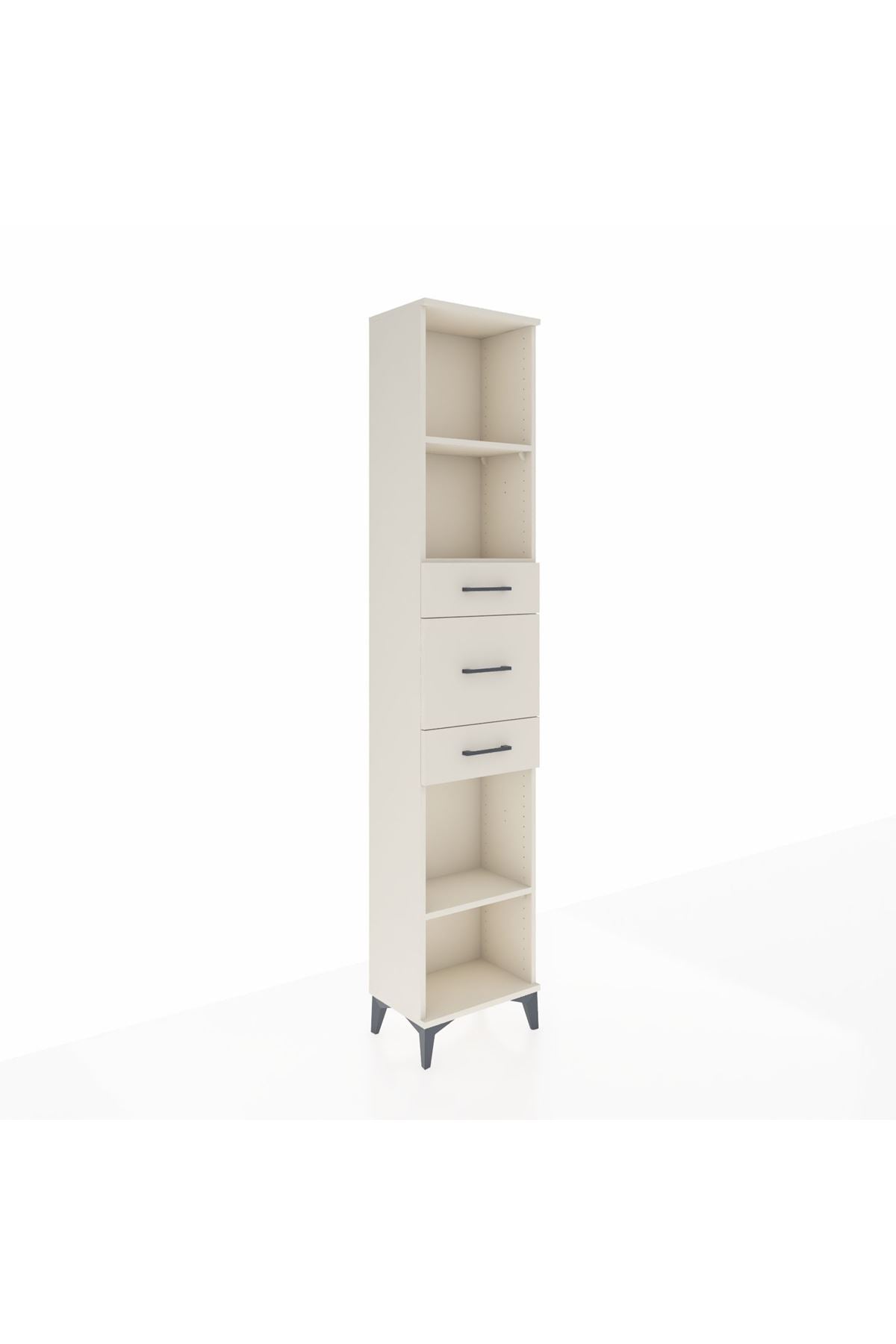 Arges Dolap 3 Raflı 3 Çekmeceli 44x30x221 - S28M224V1A