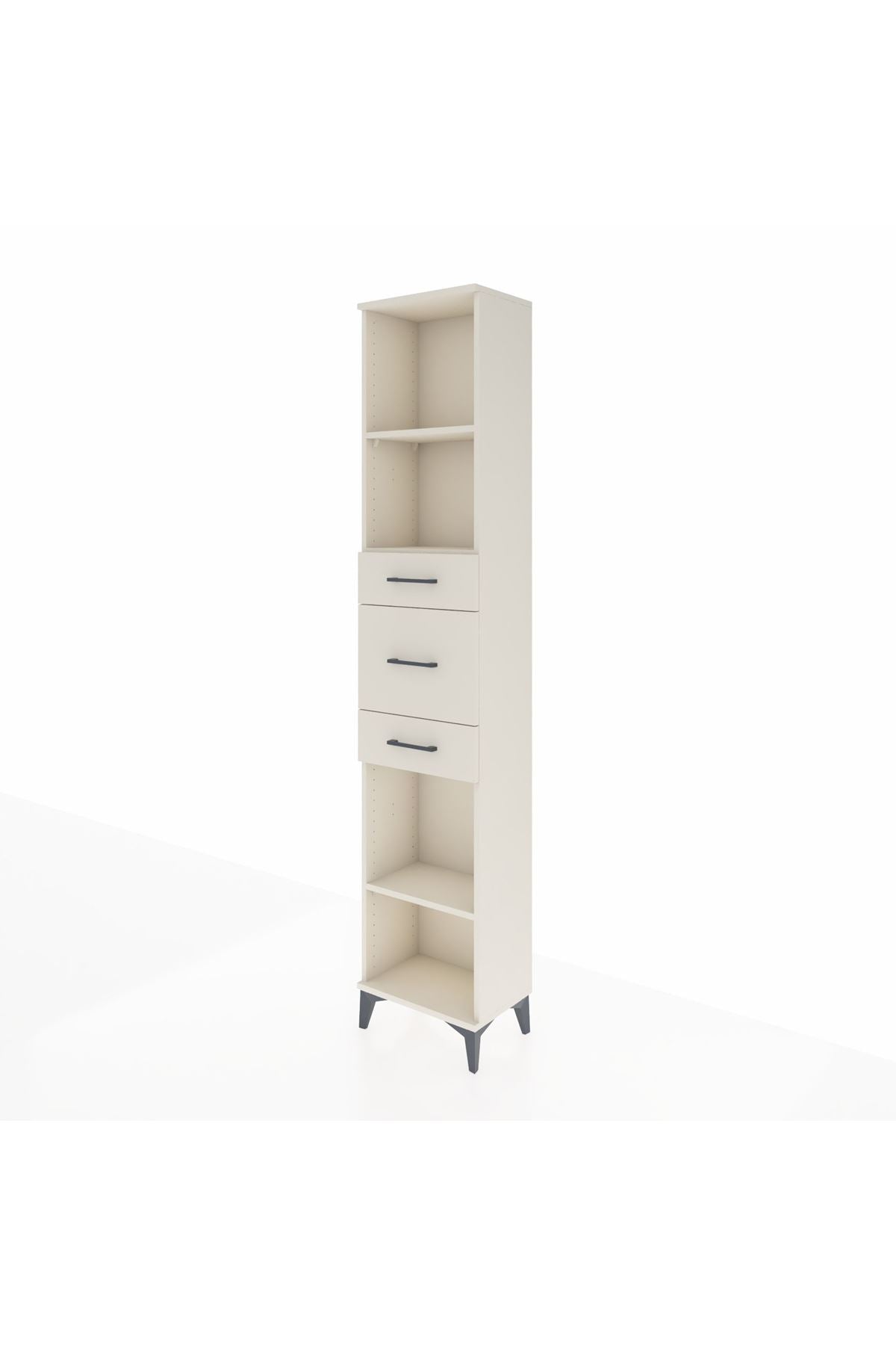 Arges Dolap 3 Raflı 3 Çekmeceli 44x30x221 - S28M224V1A