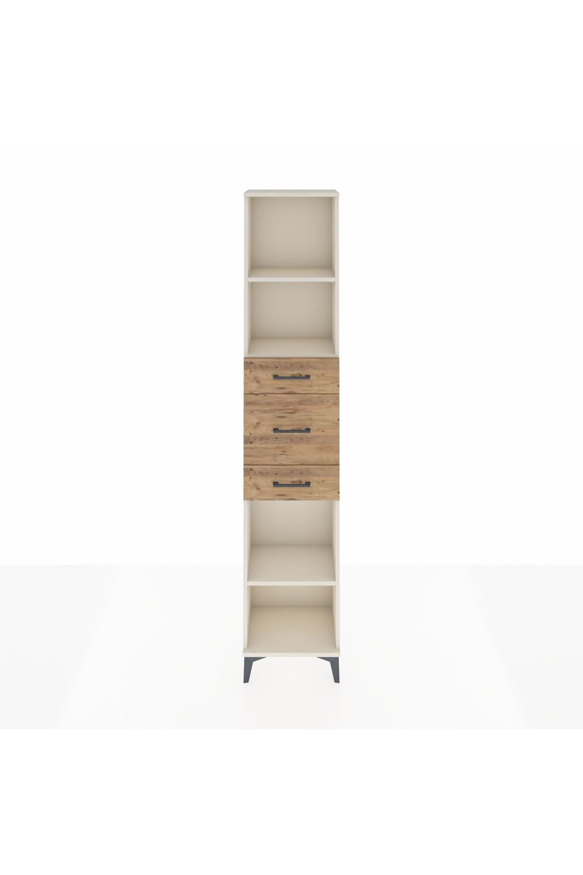 Arges Dolap 3 Raflı 3 Çekmeceli 44x30x221 - S28M224V3A