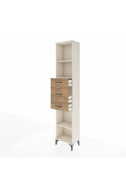 Arges Dolap 3 Raflı 3 Çekmeceli 44x30x221 - S28M224V3A