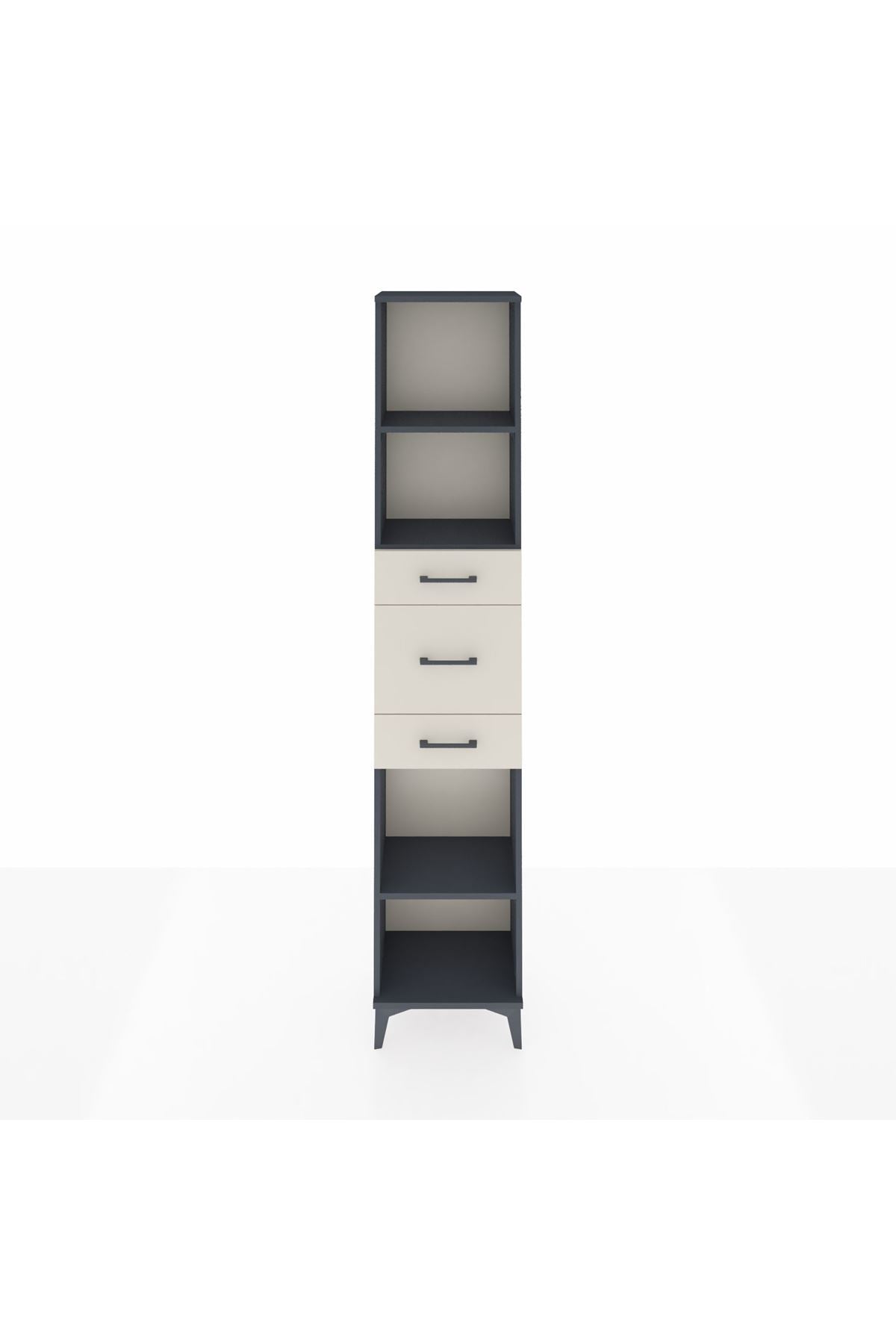 Arges Dolap 3 Raflı 3 Çekmeceli 44x30x221 - S28M224V4A