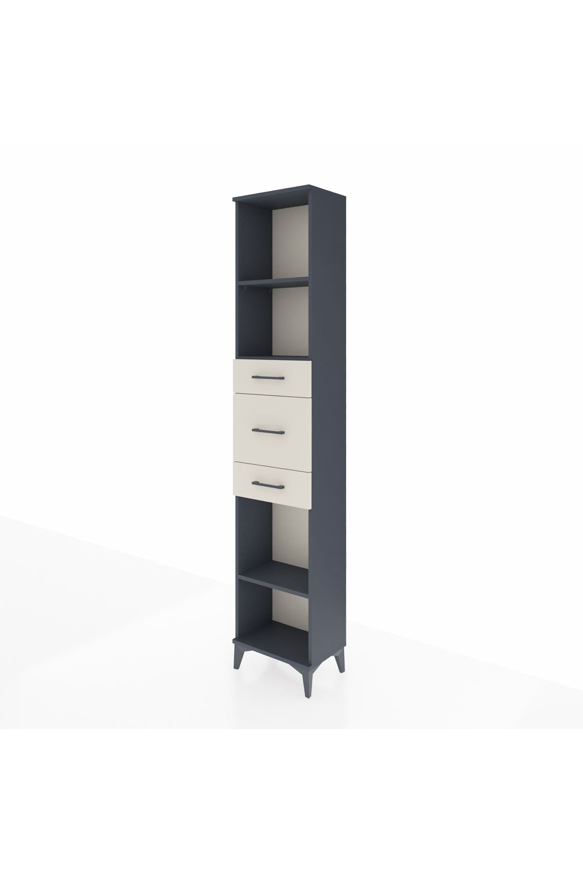 Arges Dolap 3 Raflı 3 Çekmeceli 44x30x221 - S28M224V4A