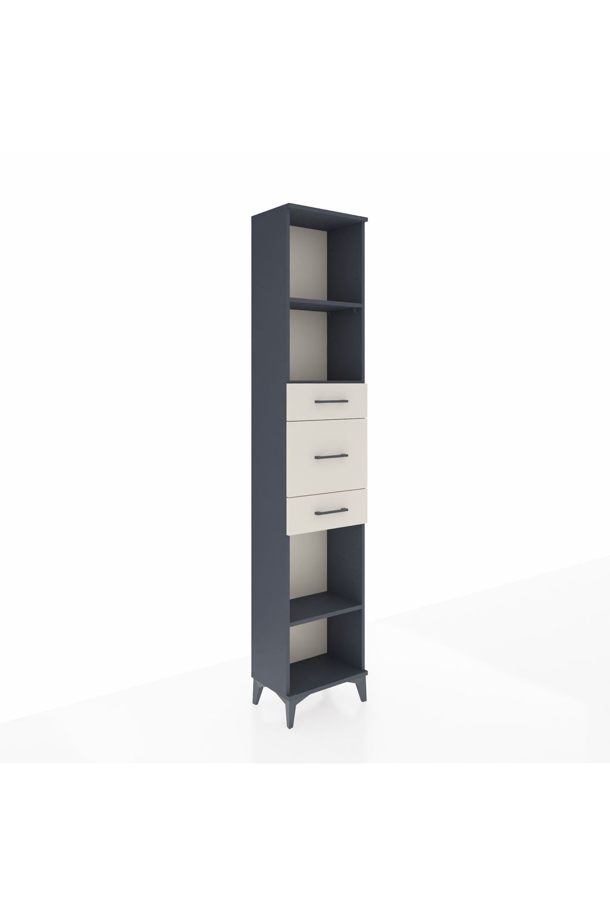 Arges Dolap 3 Raflı 3 Çekmeceli 44x30x221 - S28M224V4A