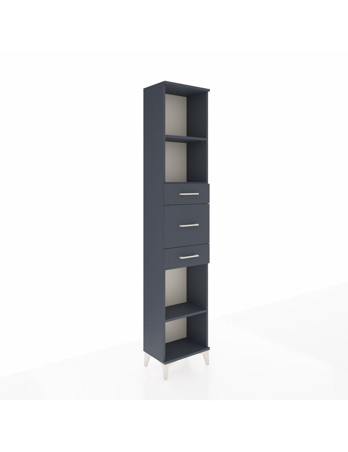 Arges Dolap 3 Raflı 3 Çekmeceli 44x30x221 - S28M224V5A