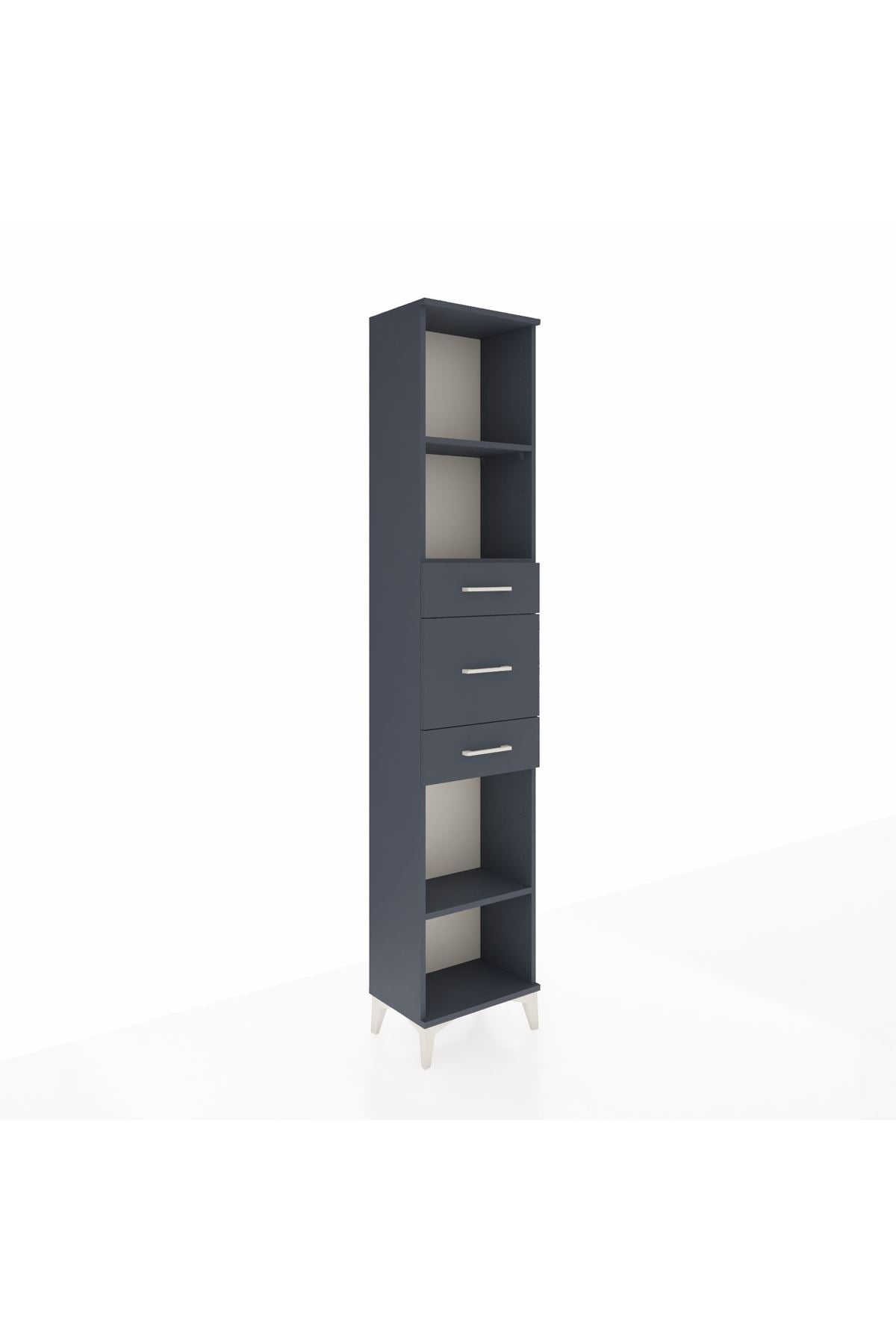 Arges Dolap 3 Raflı 3 Çekmeceli 44x30x221 - S28M224V5A