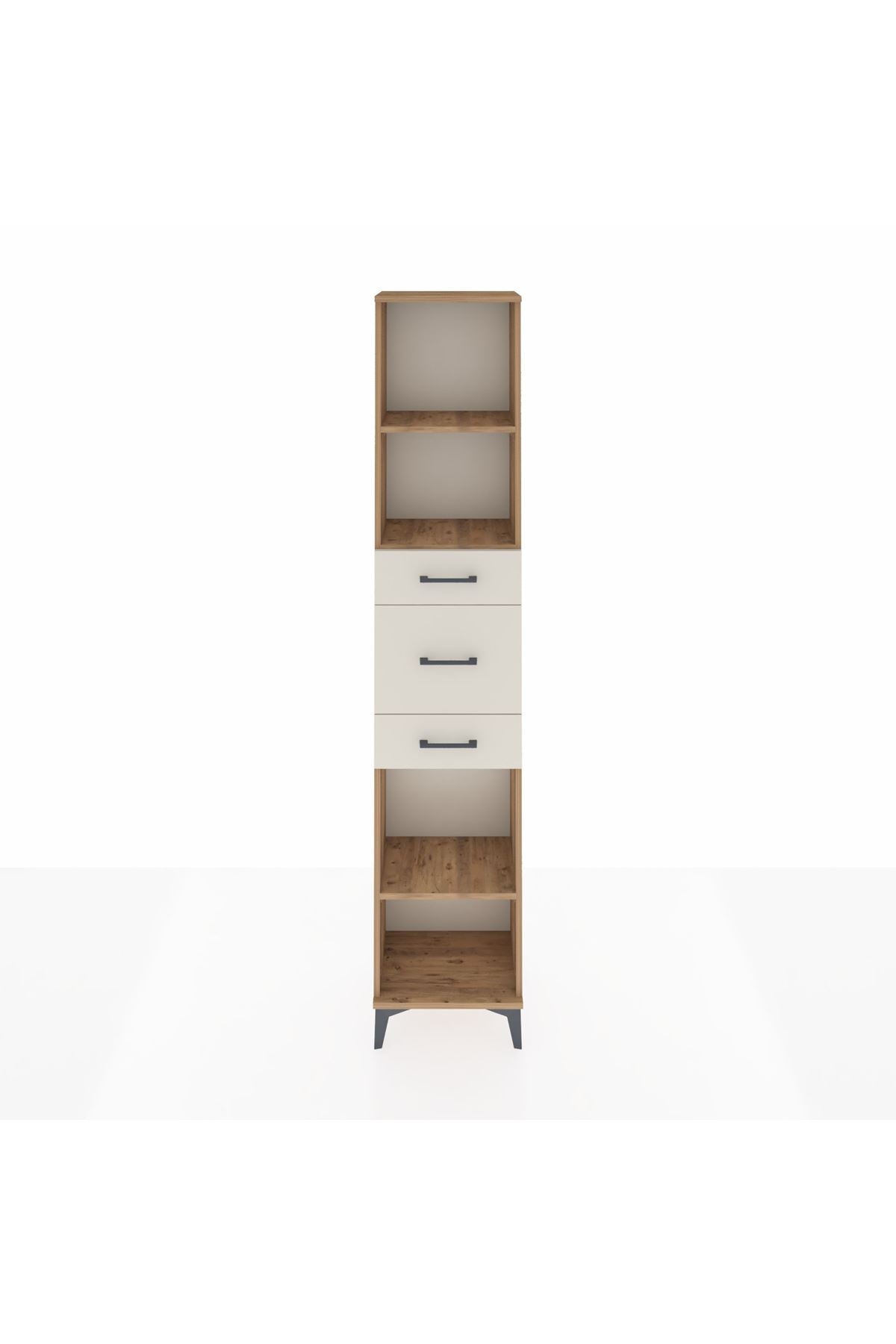 Arges Dolap 3 Raflı 3 Çekmeceli 44x30x221 - S28M224V7A