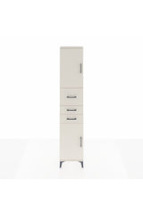 Arges Dolap 3 Raflı 3 Çekmeceli 2 Kapaklı 44x30x221