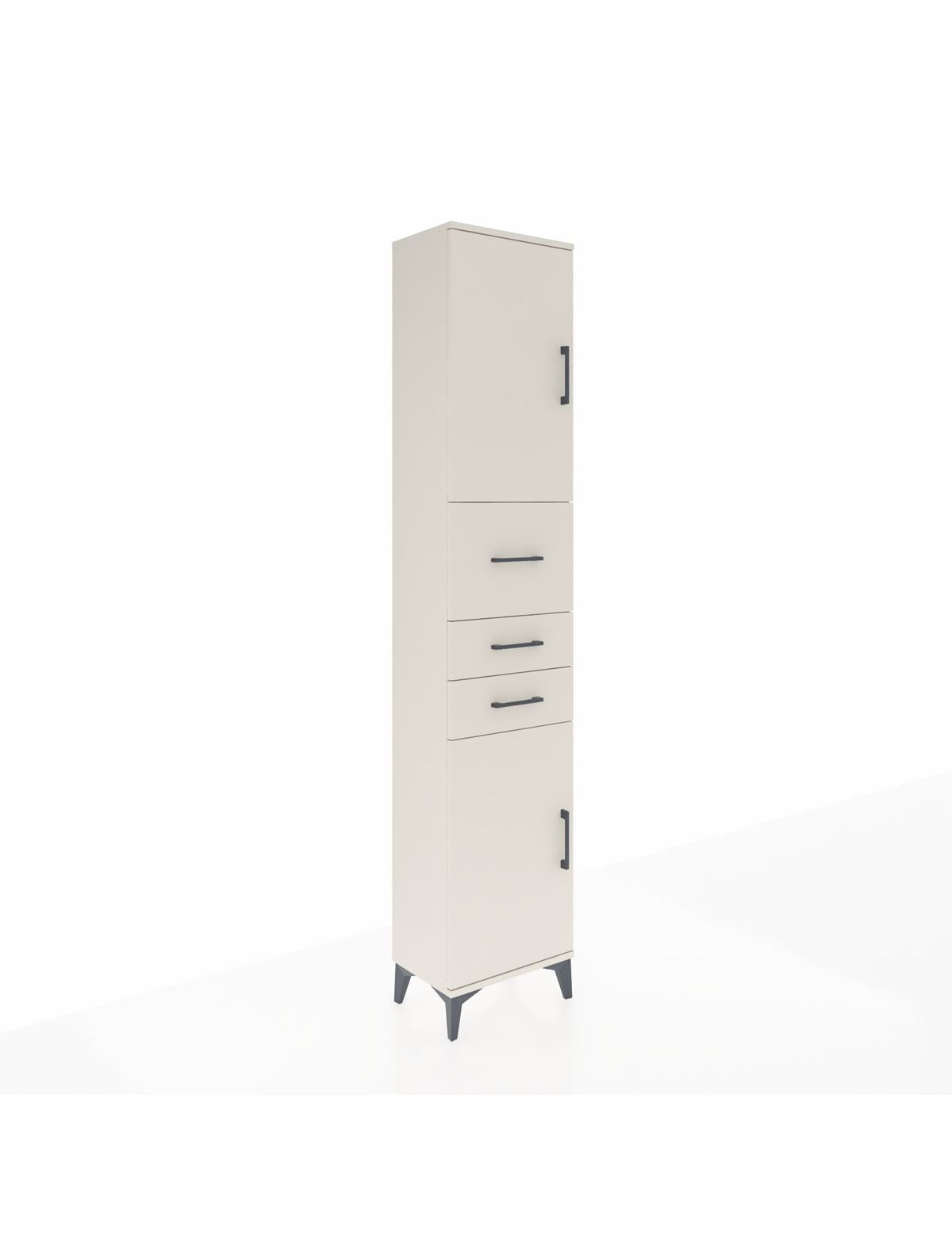 Arges Dolap 3 Raflı 3 Çekmeceli 2 Kapaklı 44x30x221 - S28M225V1A
