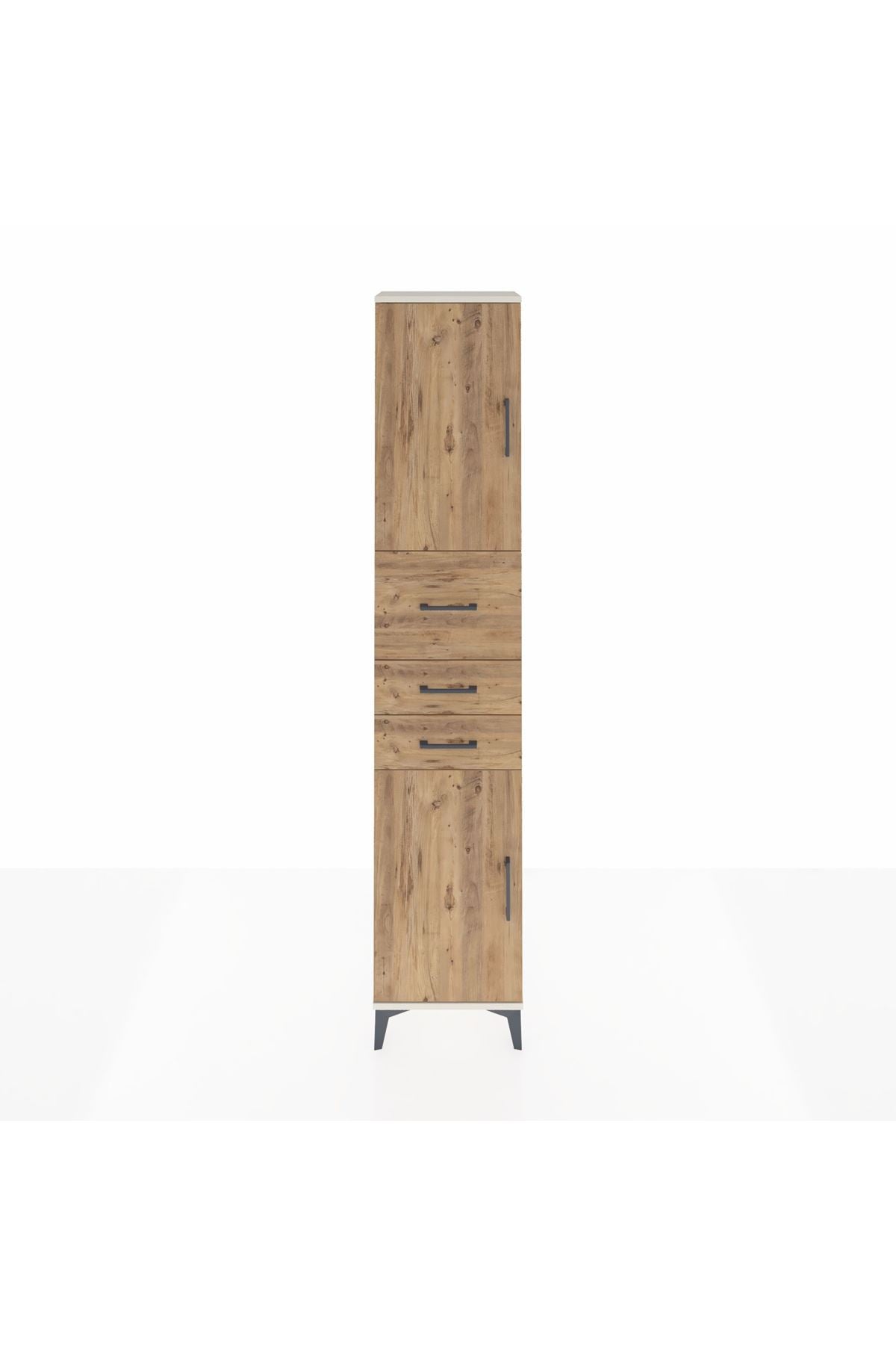Arges Dolap 3 Raflı 3 Çekmeceli 2 Kapaklı 44x30x221 - S28M225V3A