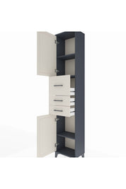Arges Dolap 3 Raflı 3 Çekmeceli 2 Kapaklı 44x30x221 - S28M225V4A