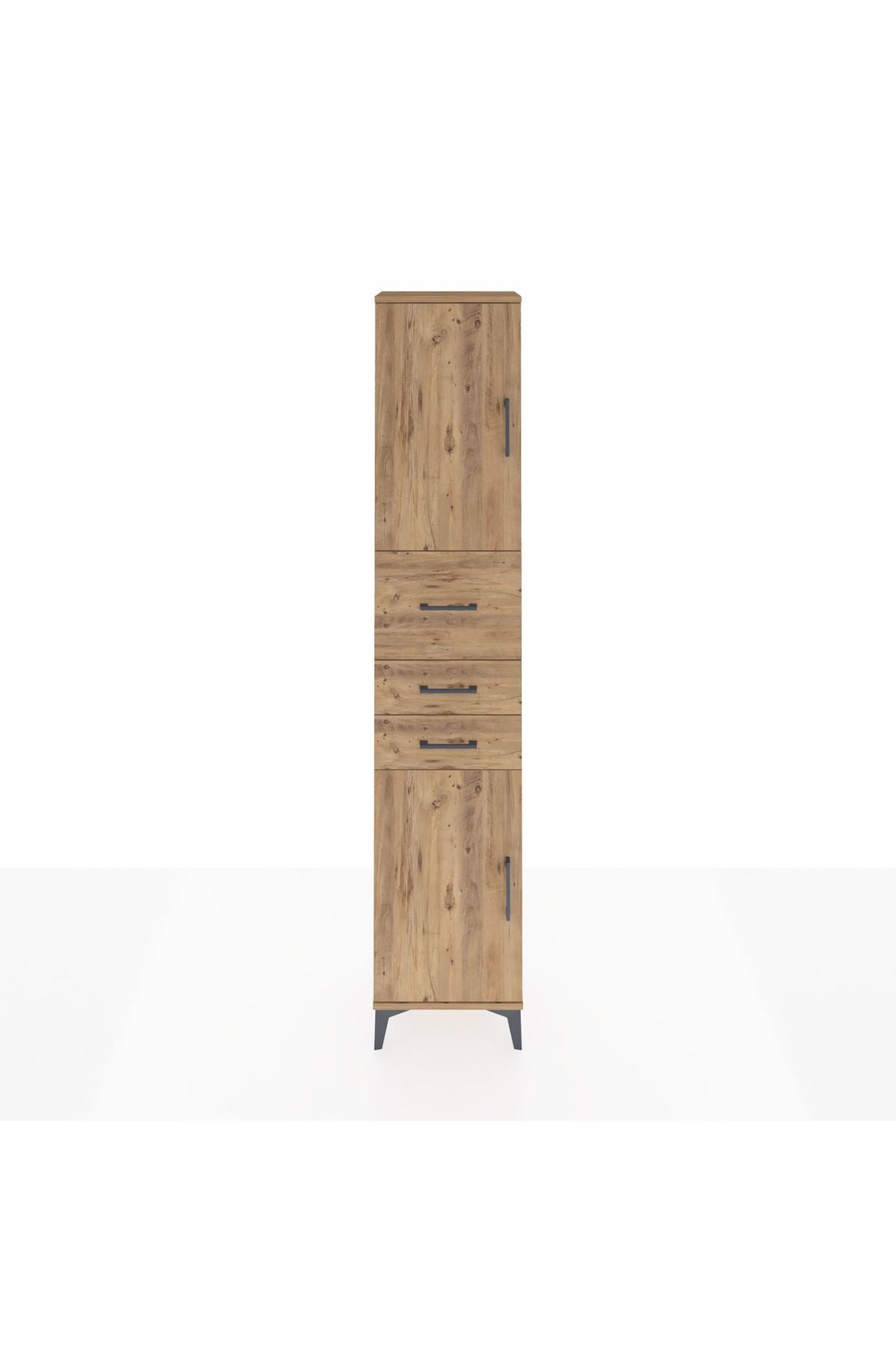 Arges Dolap 3 Raflı 3 Çekmeceli 2 Kapaklı 44x30x221 - S28M225V9A