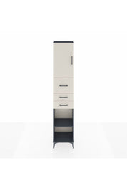 Arges Dolap 3 Raflı 3 Çekmeceli Tek Kapaklı 44x30x221 - S28M226V4A
