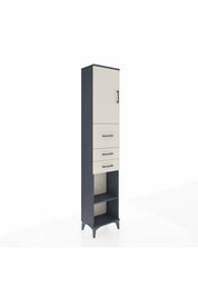 Arges Dolap 3 Raflı 3 Çekmeceli Tek Kapaklı 44x30x221 - S28M226V4A