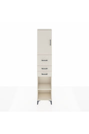 Arges Dolap 3 Raflı 3 Çekmeceli Tek Kapaklı 44x30x221 - S28M227V1A