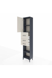 Arges Dolap 3 Raflı 3 Çekmeceli Tek Kapaklı 44x30x221 - S28M227V4A