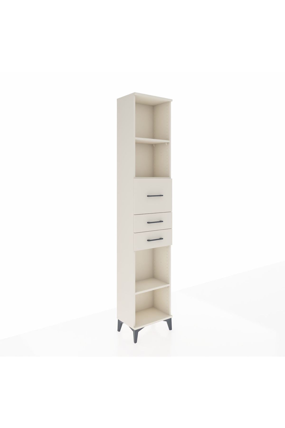 Arges Dolap 3 Raflı 3 Çekmeceli 44x30x221 - S28M228V1A