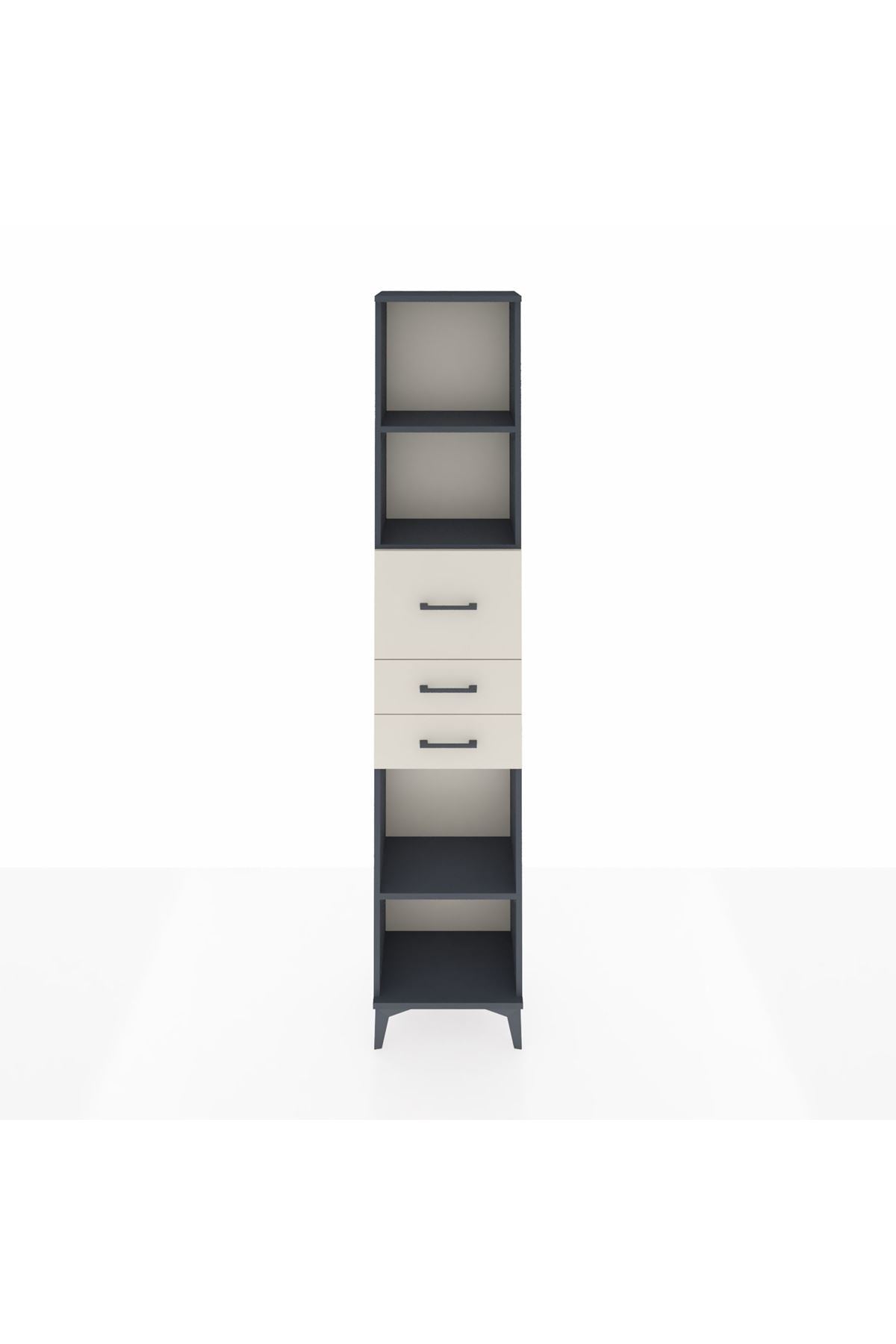 Arges Dolap 3 Raflı 3 Çekmeceli 44x30x221 - S28M228V4A
