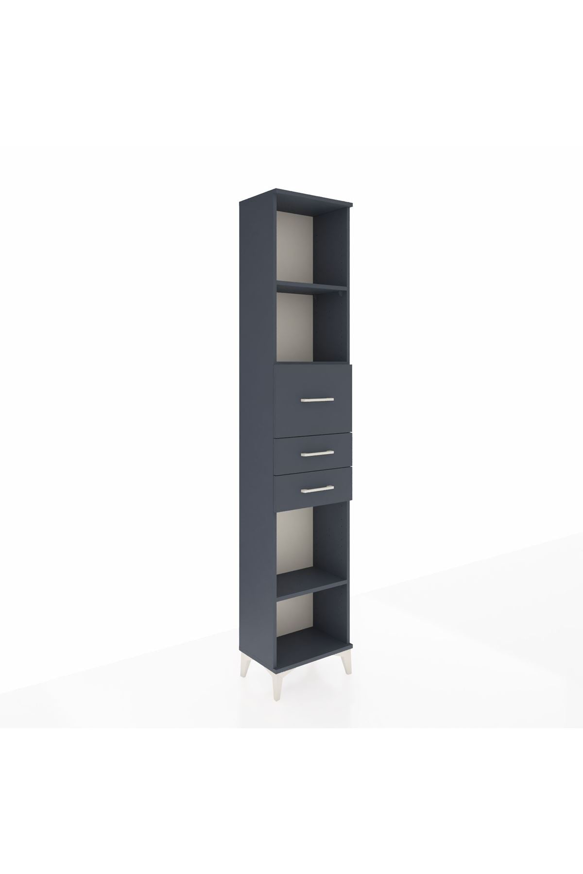 Arges Dolap 3 Raflı 3 Çekmeceli 44x30x221 - S28M228V5A
