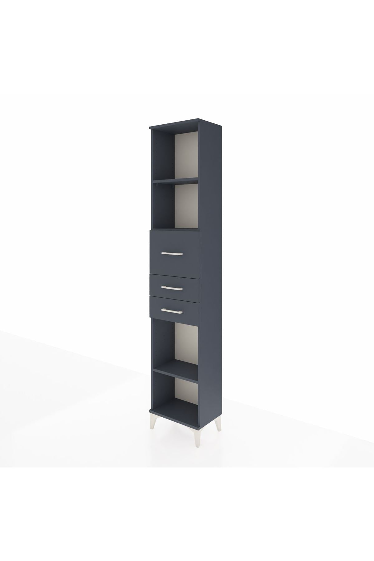 Arges Dolap 3 Raflı 3 Çekmeceli 44x30x221 - S28M228V5A