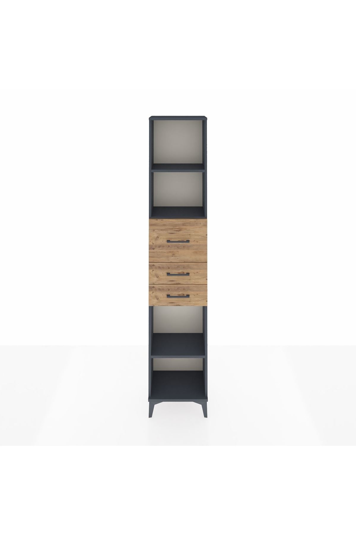Arges Dolap 3 Raflı 3 Çekmeceli 44x30x221 - S28M228V6A
