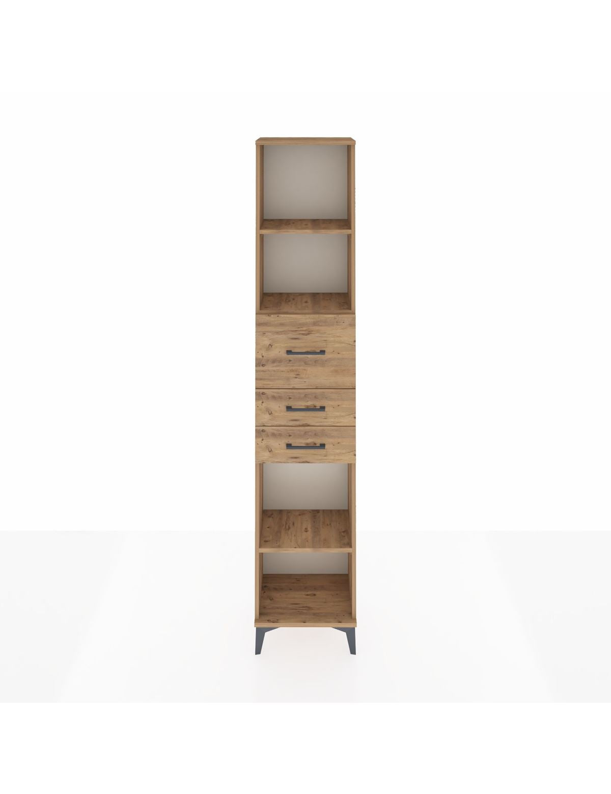 Arges Dolap 3 Raflı 3 Çekmeceli 44x30x221 - S28M228V9A