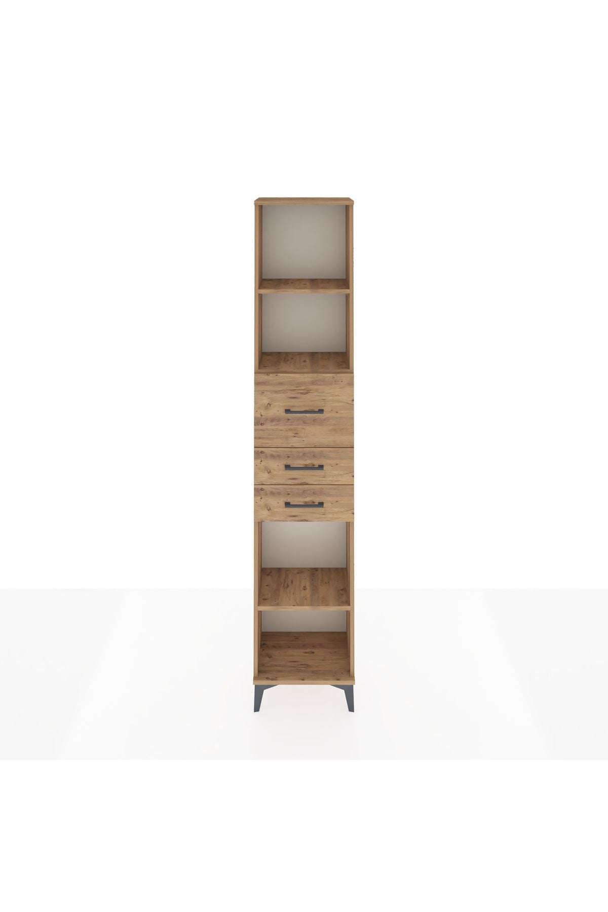 Arges Dolap 3 Raflı 3 Çekmeceli 44x30x221 - S28M228V9A