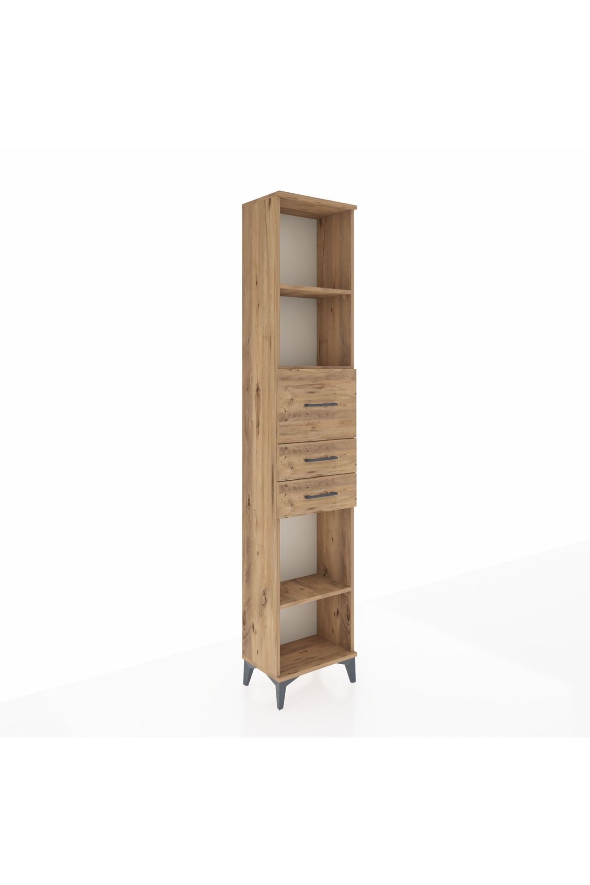 Arges Dolap 3 Raflı 3 Çekmeceli 44x30x221 - S28M228V9A
